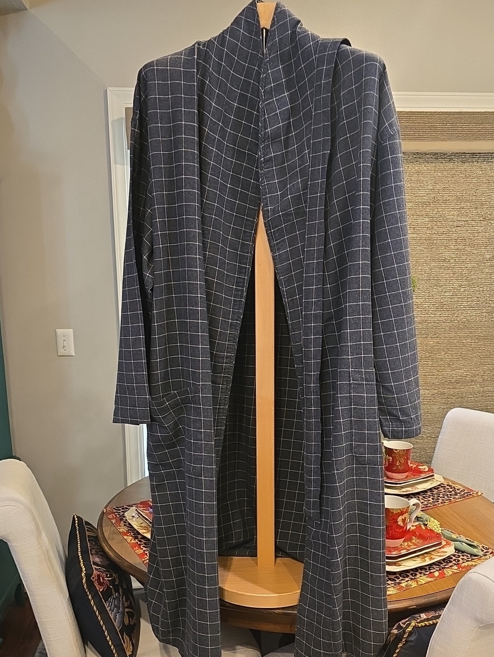 Polo by Ralph Lauren Navy Windowpane Cardigan